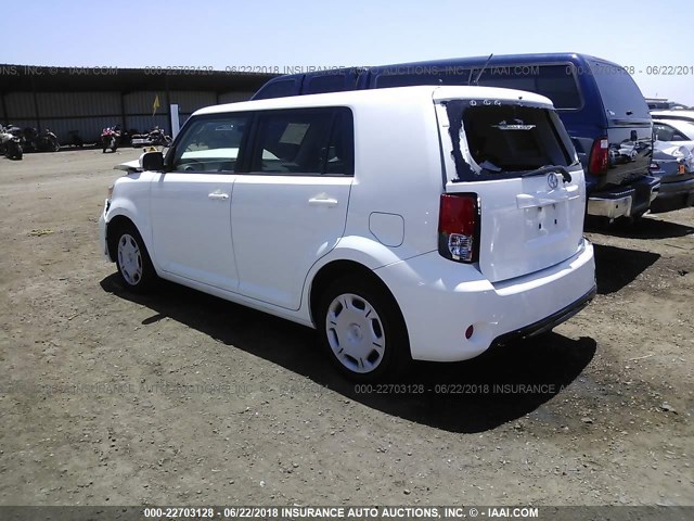 JTLZE4FE0EJ057789 - 2014 TOYOTA SCION XB WHITE photo 3