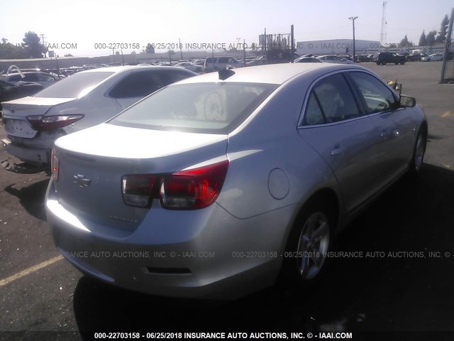 1G11A5SL1FF154365 - 2015 CHEVROLET MALIBU LS SILVER photo 4