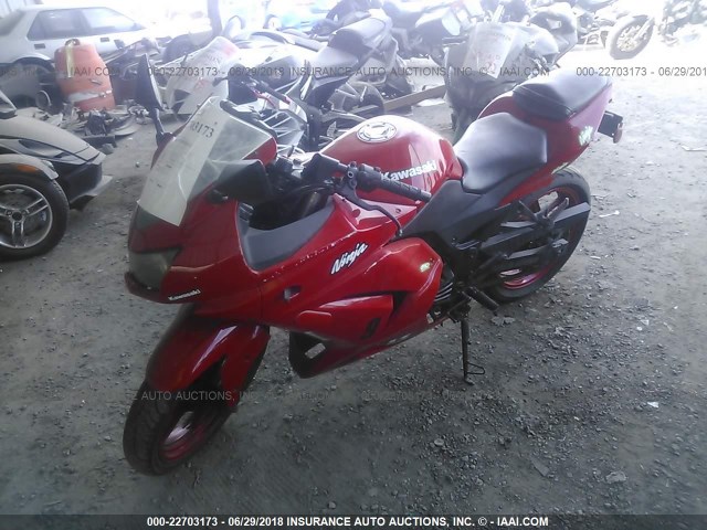 JKAEXMJ169DA31790 - 2009 KAWASAKI EX250 J RED photo 2