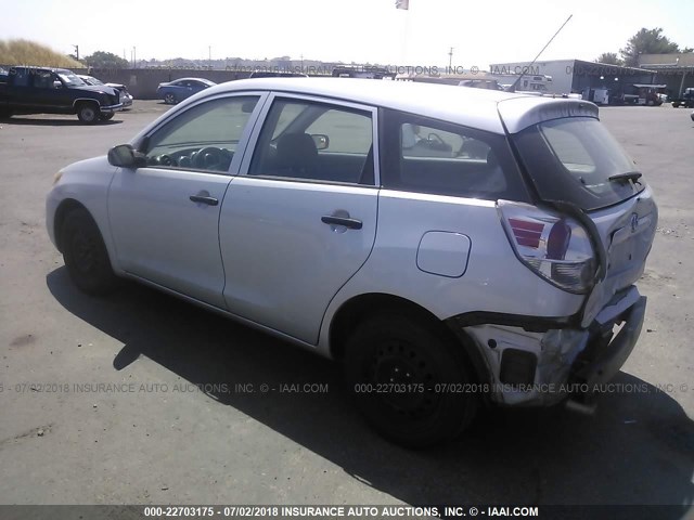 2T1KR32E17C670908 - 2007 TOYOTA COROLLA MATRIX XR SILVER photo 3