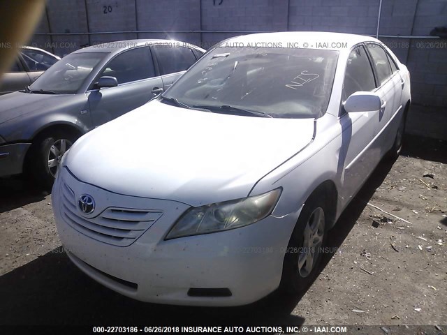 4T1BE46K17U573398 - 2007 TOYOTA CAMRY NEW GENERAT CE/LE/XLE/SE WHITE photo 2