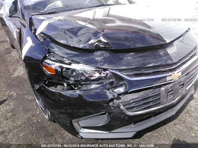 1G1ZB5ST2HF255255 - 2017 CHEVROLET MALIBU LS BLACK photo 6