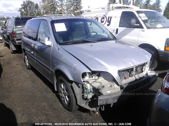 KNDUP132256761892 - 2005 KIA SEDONA EX/LX SILVER photo 1