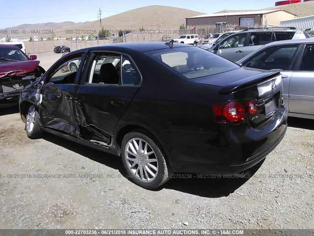 3VWRJ71K09M088861 - 2009 VOLKSWAGEN JETTA WOLFSBURG 黑色 照片 3