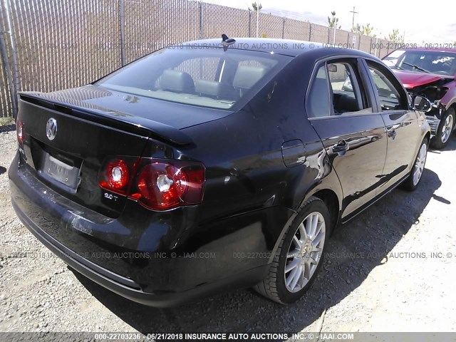 3VWRJ71K09M088861 - 2009 VOLKSWAGEN JETTA WOLFSBURG 黑色 照片 4
