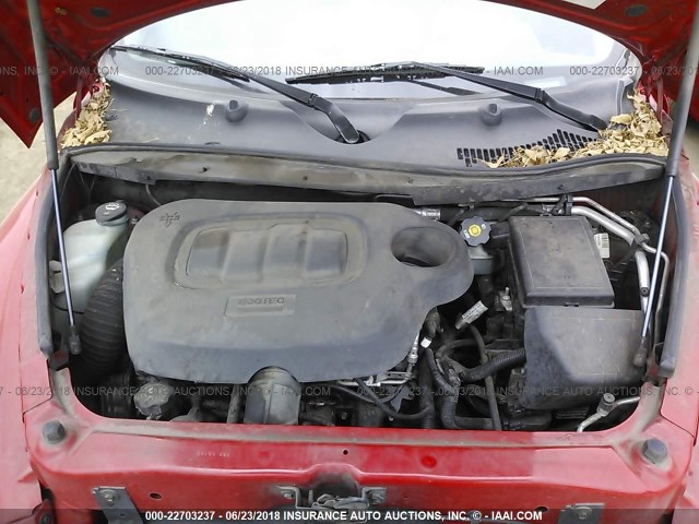 3GNCA13BX9S644020 - 2009 CHEVROLET HHR LS Qırmızı foto 10