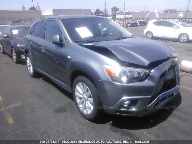 JA4AP4AU2BZ005668 - 2011 MITSUBISHI OUTLANDER SPORT SE SILVER photo 1