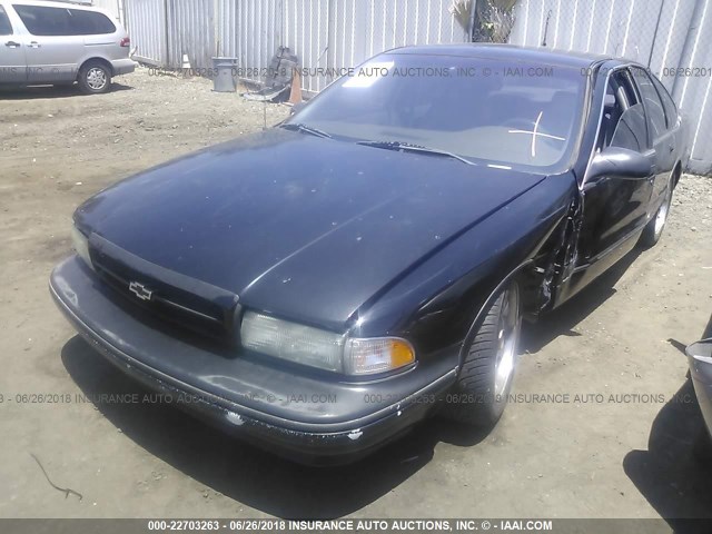1G1BL52P9TR135056 - 1996 CHEVROLET CAPRICE / IMPALA CLASSIC/SS 黑色 照片 2