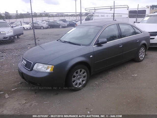 WAUJT64BX4N046063 - 2004 AUDI A6 3 GRAY photo 2