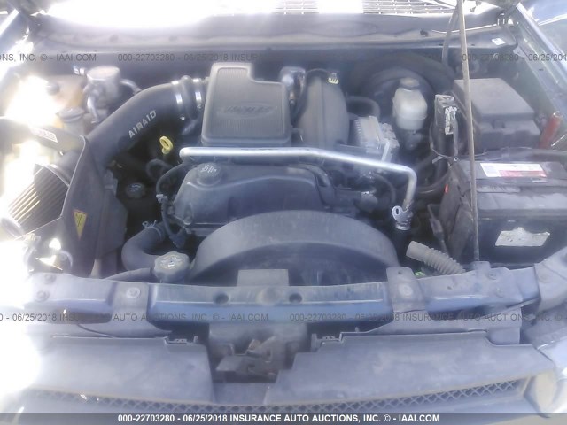 1GNDT13S232249864 - 2003 CHEVROLET TRAILBLAZER  BLUE photo 10