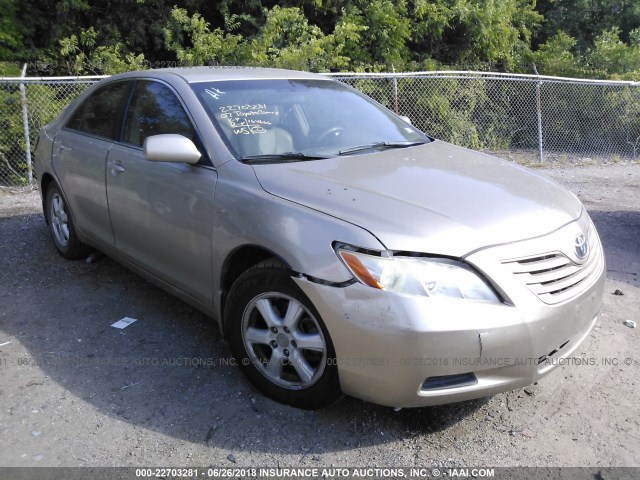 4T1BE46K17U600874 - 2007 TOYOTA CAMRY NEW GENERAT CE/LE/XLE/SE GOLD photo 1