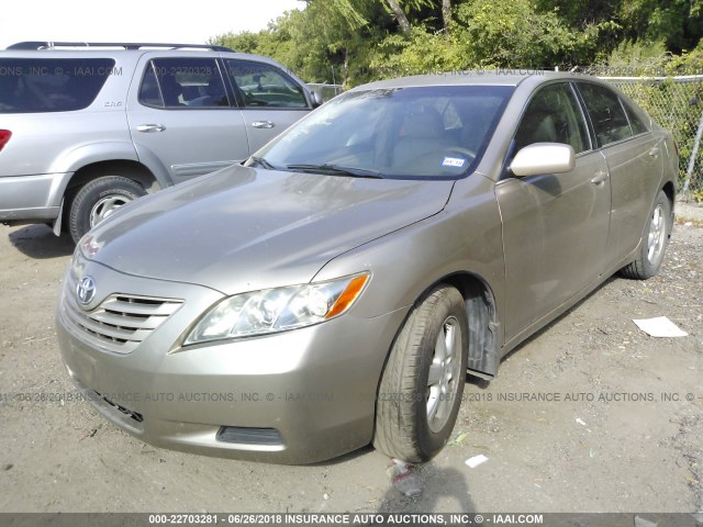 4T1BE46K17U600874 - 2007 TOYOTA CAMRY NEW GENERAT CE/LE/XLE/SE GOLD photo 2