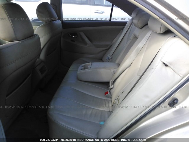 4T1BE46K17U600874 - 2007 TOYOTA CAMRY NEW GENERAT CE/LE/XLE/SE GOLD photo 8