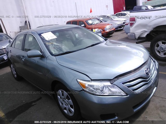 4T4BF3EKXBR113566 - 2011 TOYOTA CAMRY SE/LE/XLE ტურკოუსი ფოტო 1