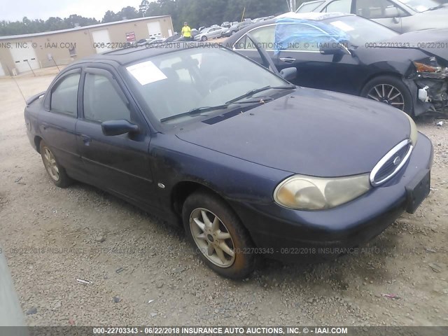 1FAFP66LXWK302554 - 1998 FORD CONTOUR LX/SPORT/SE BLUE photo 1