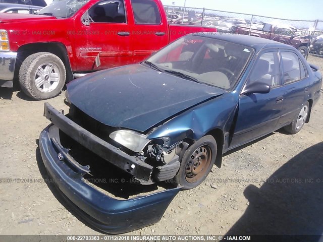 1NXBR12E4WZ037742 - 1998 TOYOTA COROLLA VE/CE/LE BLUE photo 2