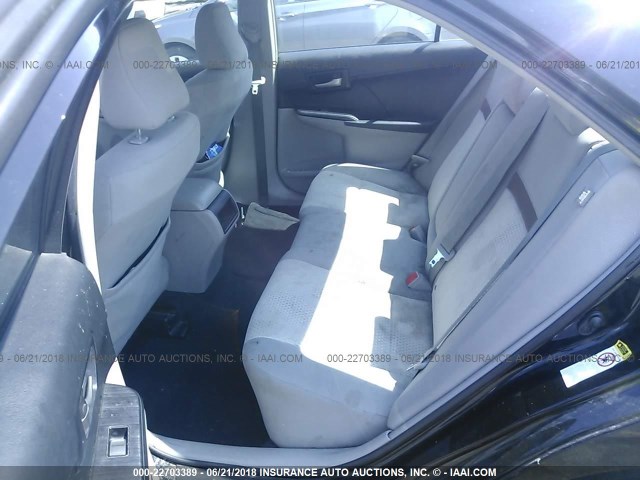 4T1BF1FK2CU027621 - 2012 TOYOTA CAMRY SE/LE/XLE შავი ფოტო 8