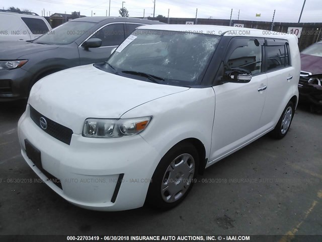 JTLKE50EX81049431 - 2008 TOYOTA SCION XB Blanco foto 2