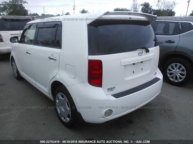 JTLKE50EX81049431 - 2008 TOYOTA SCION XB Blanco foto 3