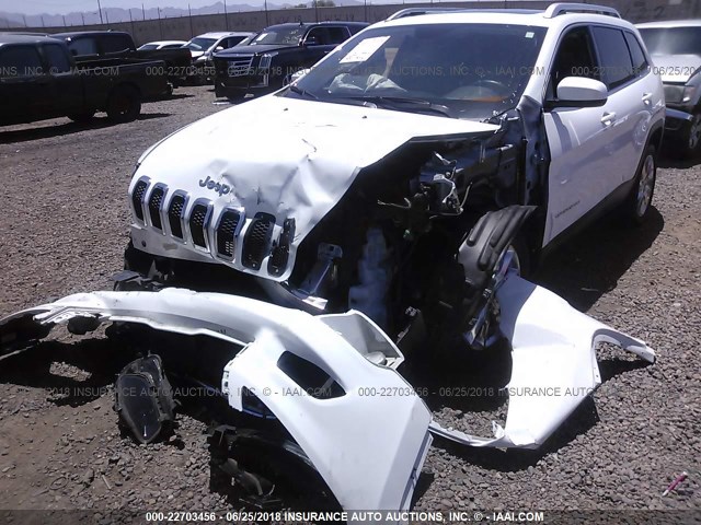 1C4PJLDB0FW732434 - 2015 JEEP CHEROKEE LIMITED WHITE photo 6