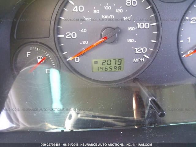 JF1SF655X2H709270 - 2002 SUBARU FORESTER S BLUE photo 7