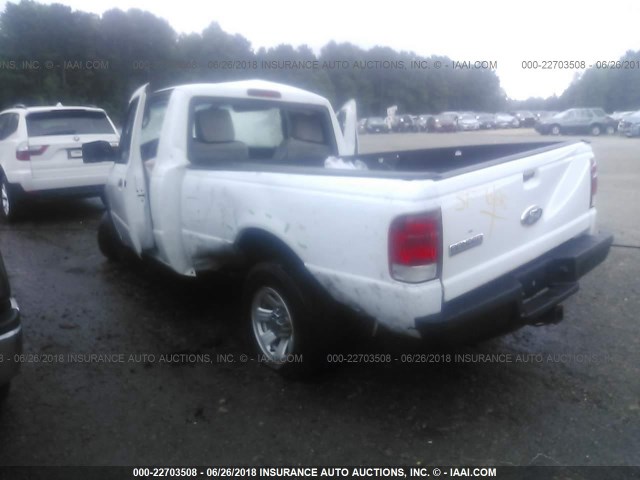 1FTKR1AD8APA48599 - 2010 FORD RANGER WHITE photo 3