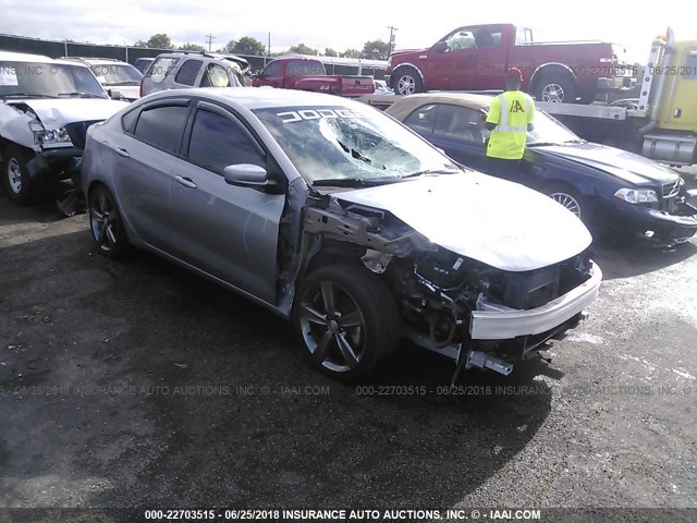 1C3CDFEB4FD434412 - 2015 DODGE DART GT SILVER photo 1