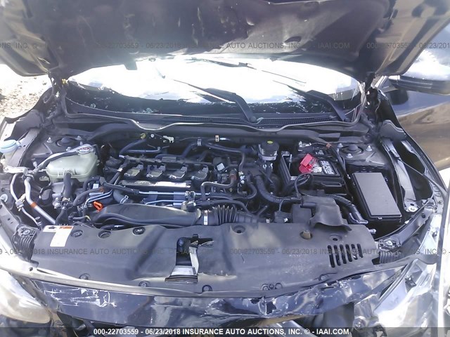 19XFC1F79GE036153 - 2016 HONDA CIVIC EXL BLACK photo 10