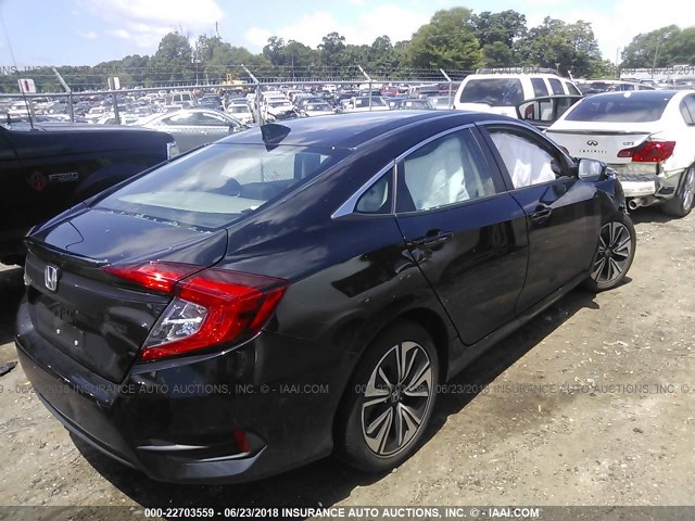 19XFC1F79GE036153 - 2016 HONDA CIVIC EXL BLACK photo 4