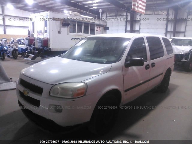 1GNDV23L96D214997 - 2006 CHEVROLET UPLANDER LS WHITE photo 2