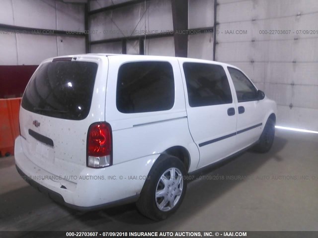 1GNDV23L96D214997 - 2006 CHEVROLET UPLANDER LS WHITE photo 4