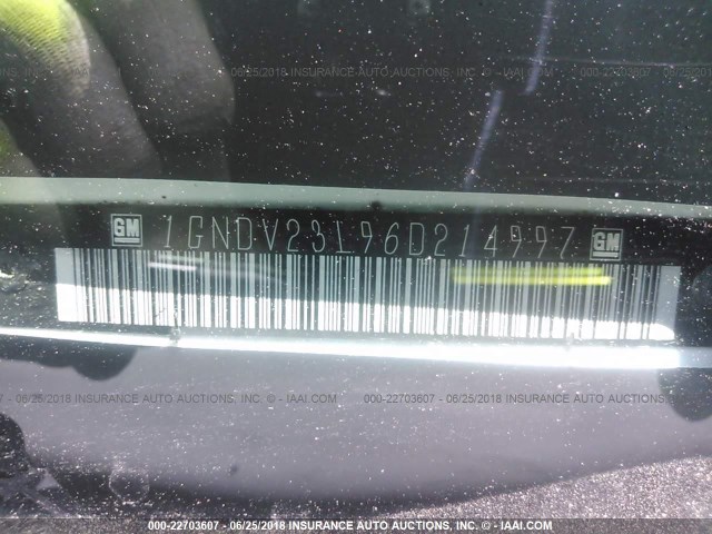 1GNDV23L96D214997 - 2006 CHEVROLET UPLANDER LS WHITE photo 9