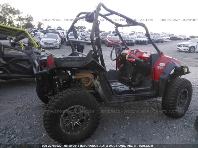 4XAVE76A7CF303110 - 2012 POLARIS RANGER RZR 800S RED photo 4