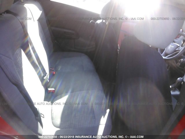 1G1JA6SH7E4117901 - 2014 CHEVROLET SONIC LS 红色 照片 8