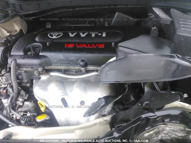 JTNBE46K473044212 - 2007 TOYOTA CAMRY NEW GENERAT CE/LE/XLE/SE GOLD photo 10