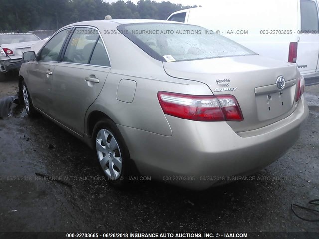 JTNBE46K473044212 - 2007 TOYOTA CAMRY NEW GENERAT CE/LE/XLE/SE GOLD photo 3