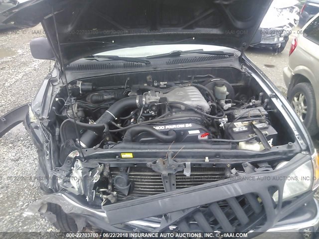 5TESN92N53Z276881 - 2003 TOYOTA TACOMA XTRACAB PRERUNNER შავი ფოტო 10
