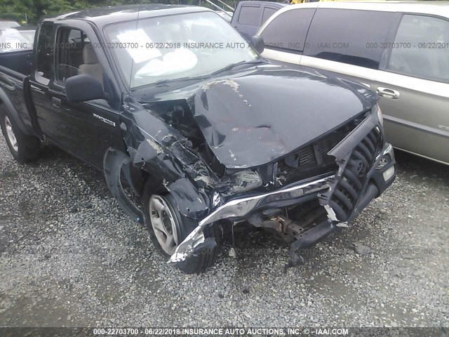 5TESN92N53Z276881 - 2003 TOYOTA TACOMA XTRACAB PRERUNNER შავი ფოტო 6