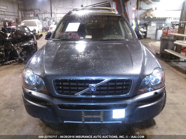 YV1CZ592451185086 - 2005 VOLVO XC90 GRAY photo 6