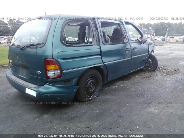 2FMDA5149VBD14177 - 1997 FORD WINDSTAR WAGON GREEN photo 4