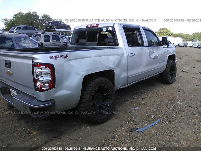 3GCUKSEC8EG452680 - 2014 CHEVROLET SILVERADO K1500 LTZ GRAY photo 4