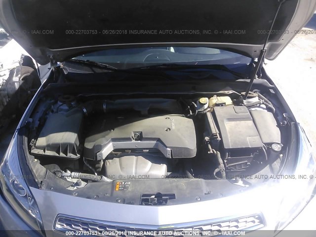 1G11H5SA6DF285329 - 2013 CHEVROLET MALIBU LTZ 银色 照片 10