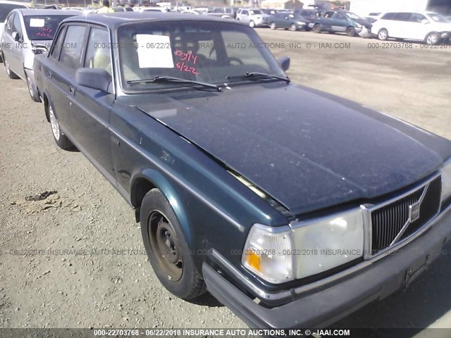 YV1AA8841M1432761 - 1991 VOLVO 240 GREEN photo 6