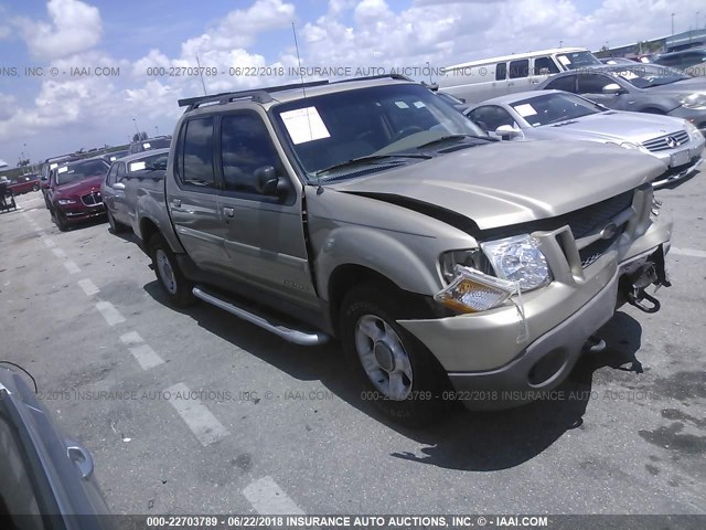 1FMZU67EX1UB69447 - 2001 FORD EXPLORER SPORT TR  GOLD photo 1