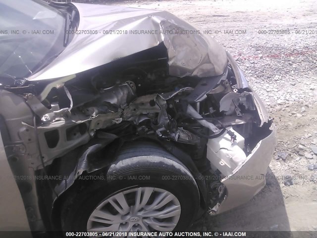 4T1BF1FK6DU259270 - 2013 TOYOTA CAMRY L/SE/LE/XLE 金色 照片 6