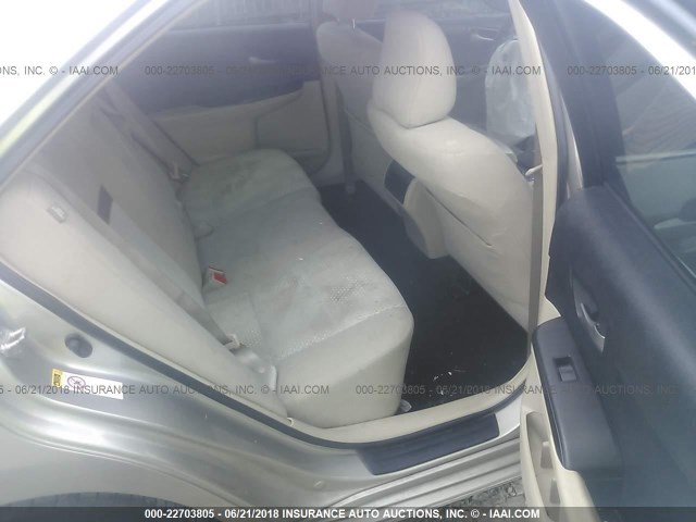 4T1BF1FK6DU259270 - 2013 TOYOTA CAMRY L/SE/LE/XLE 金色 照片 8