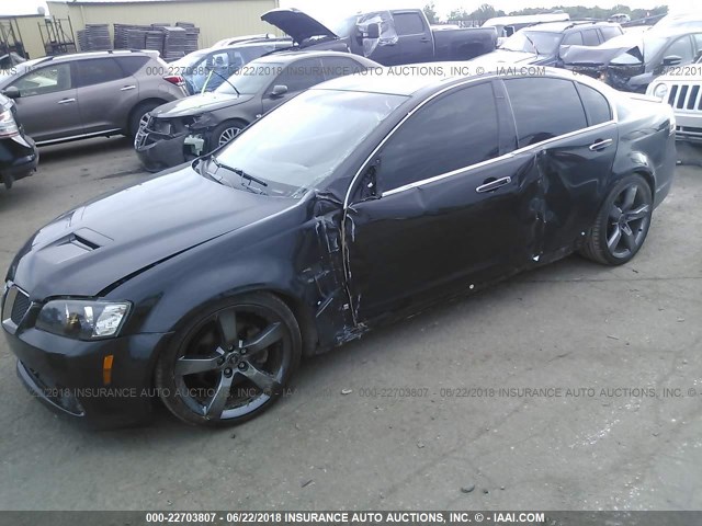 6G2EC57Y39L206213 - 2009 PONTIAC G8 GT BLACK photo 6