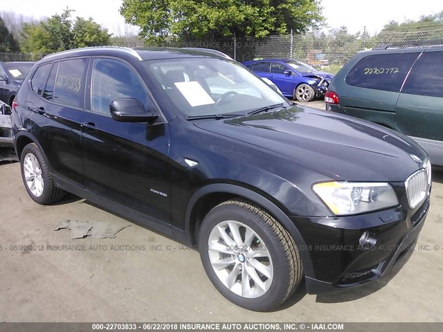 5UXWX9C54E0D23297 - 2014 BMW X3 XDRIVE28I BLACK photo 1