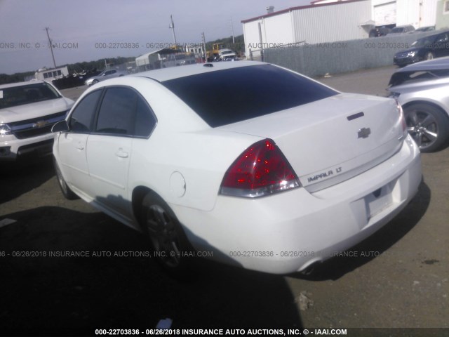 2G1WB5E35G1104558 - 2016 CHEVROLET IMPALA LIMITED LT WHITE photo 3