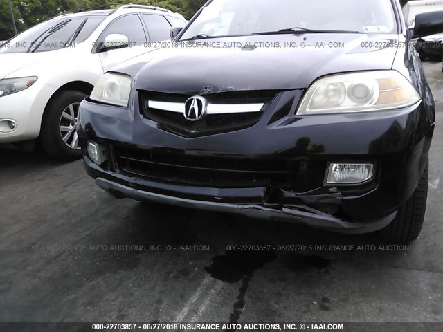 2HNYD18994H561874 - 2004 ACURA MDX TOURING BLACK photo 6